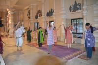 Morning exercises conducted by Yuva-s